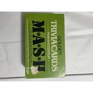 Mash Golden Trivia Card Game 4156 Vintage Sealed Box Complete